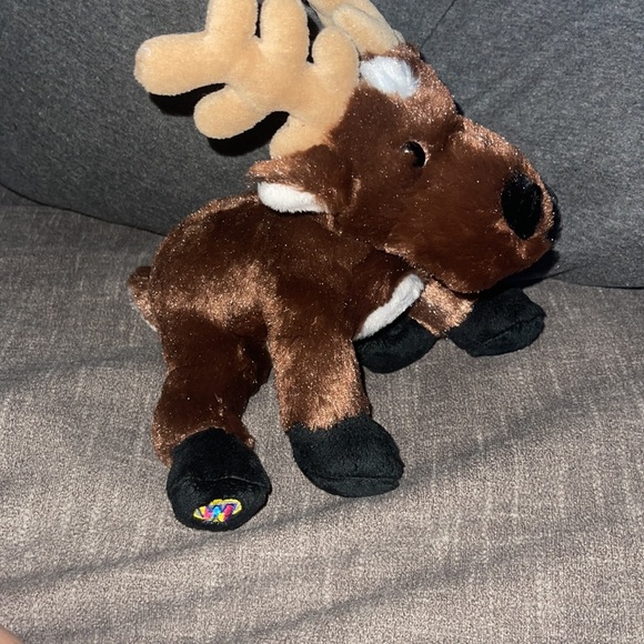 WEBKINZ Ganz REINDEER HM137 Hang/But tag no code stuffed animal … - Picture 9 of 12